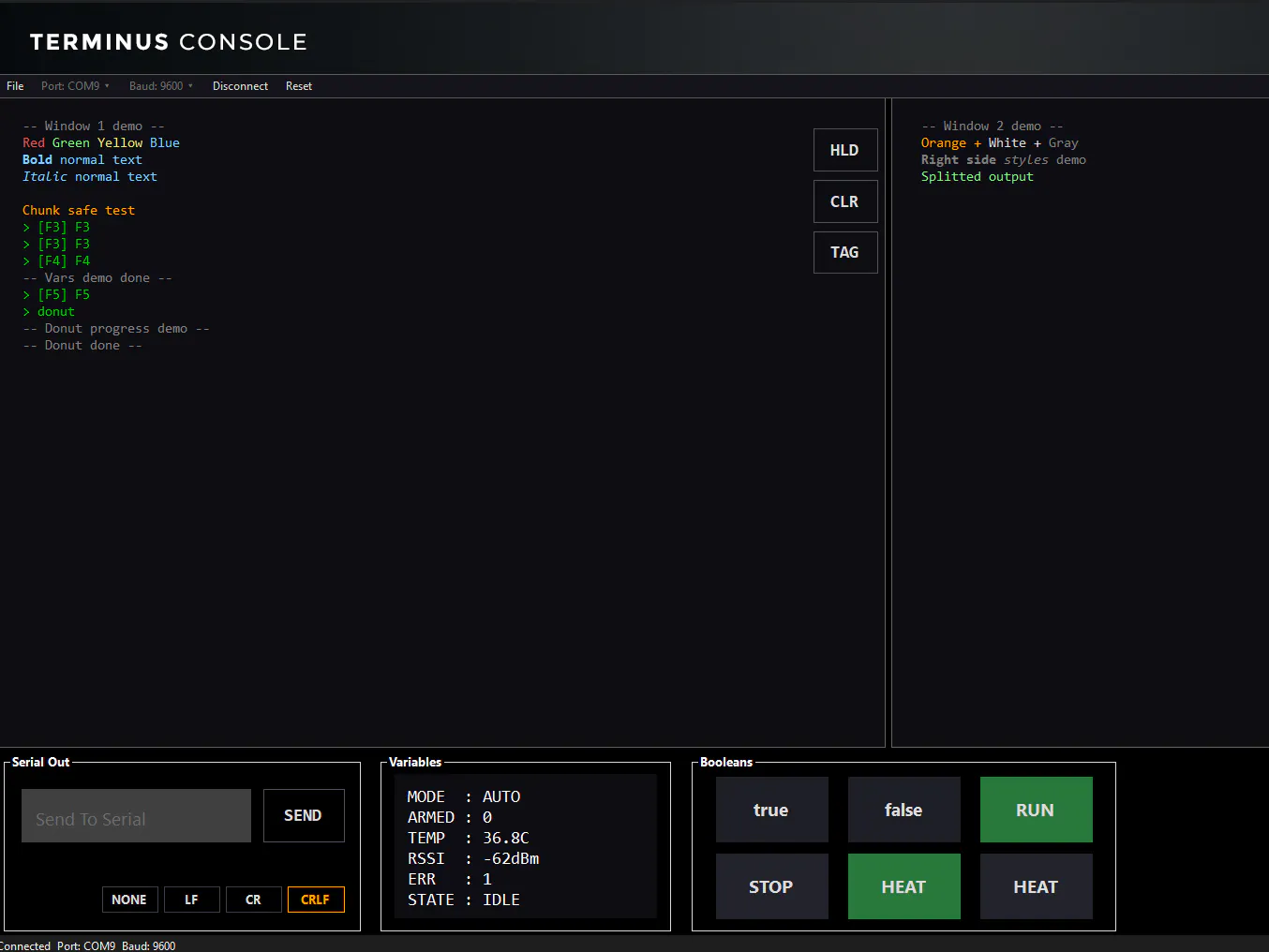 Terminus Console — Firmware-Driven Serial UI for Embedded De - Hackster.io