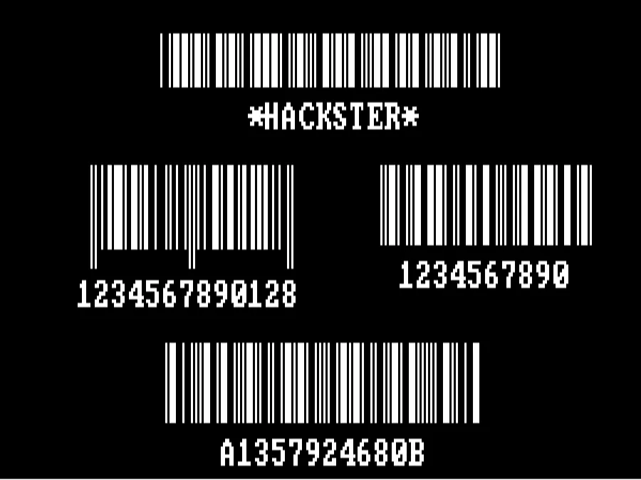 Simple BARCODE generator
