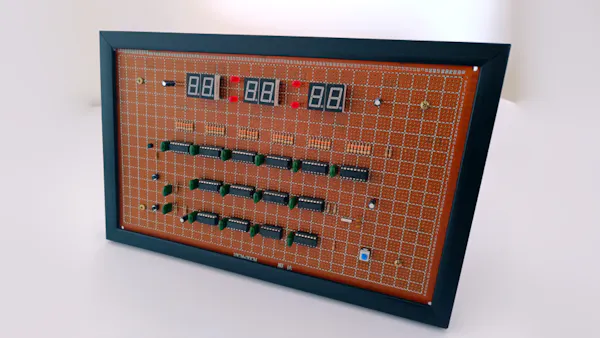 Dilshan Jayakody's Desk Clock Keeps Great Time in Nothing But CMOS ...
