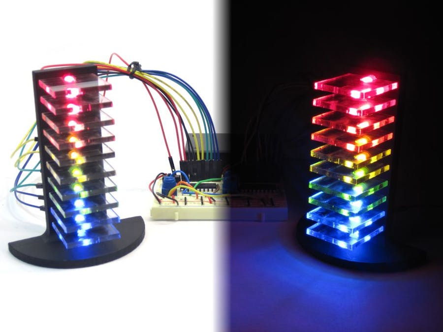 Mini LED Volume Towers (VU meters)