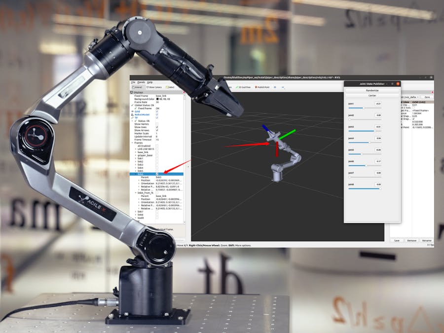 Piper Arm Kinematics Implementation