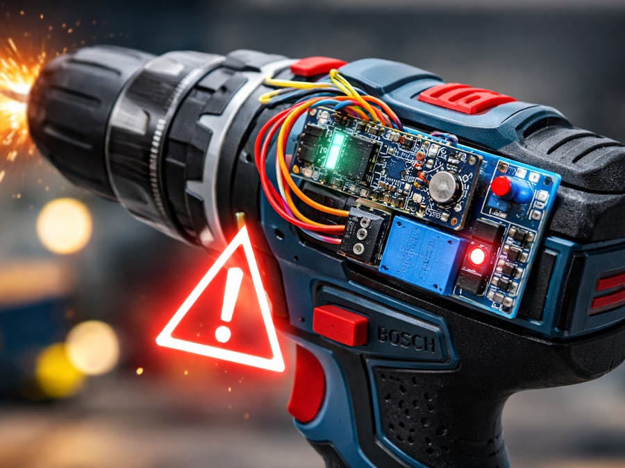 Smart Anti-Kickback System for Electric Drills