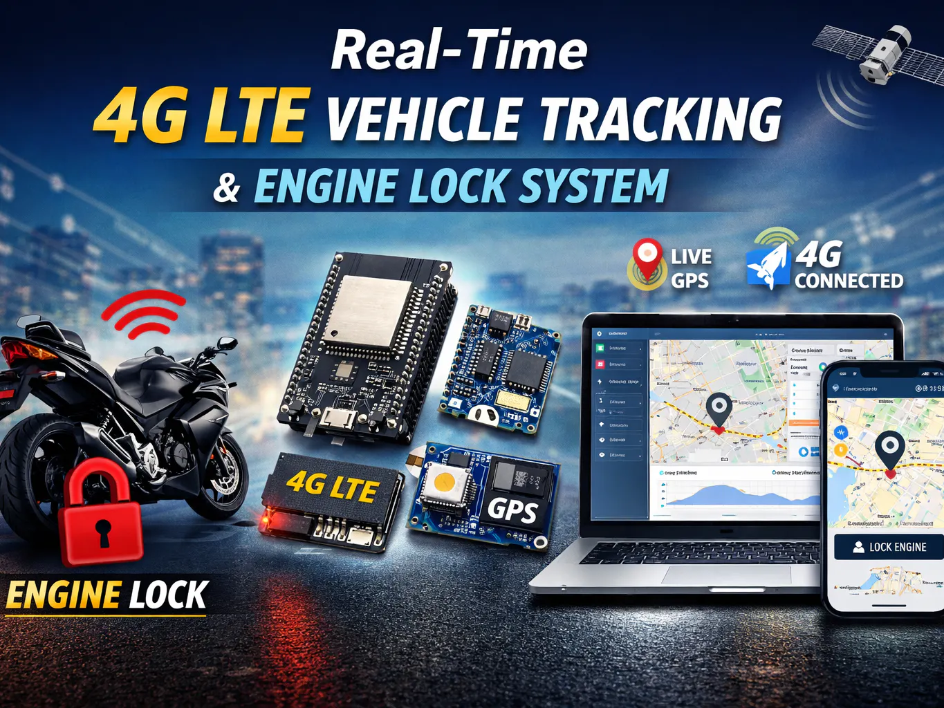 Real-Time 4G LTE Vehicle Tracking & Engine Lock System - Hackster.io
