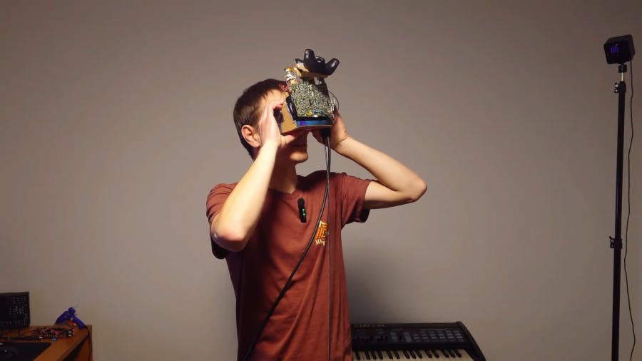 hackster.io - This Throwback VR Headset Uses Sony Watchman CRTs as Its Displays