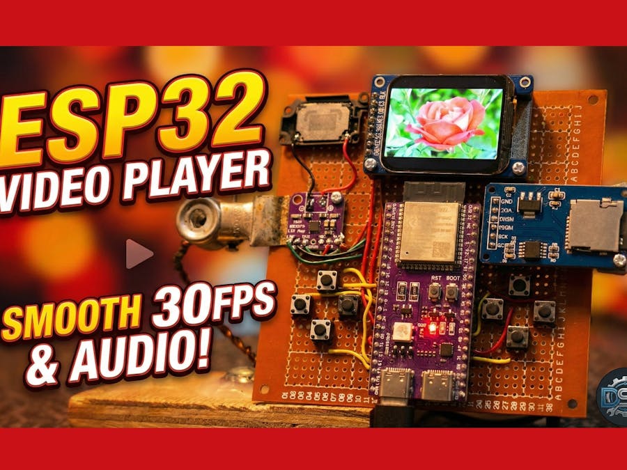 How to make a Video player with Esp32S3