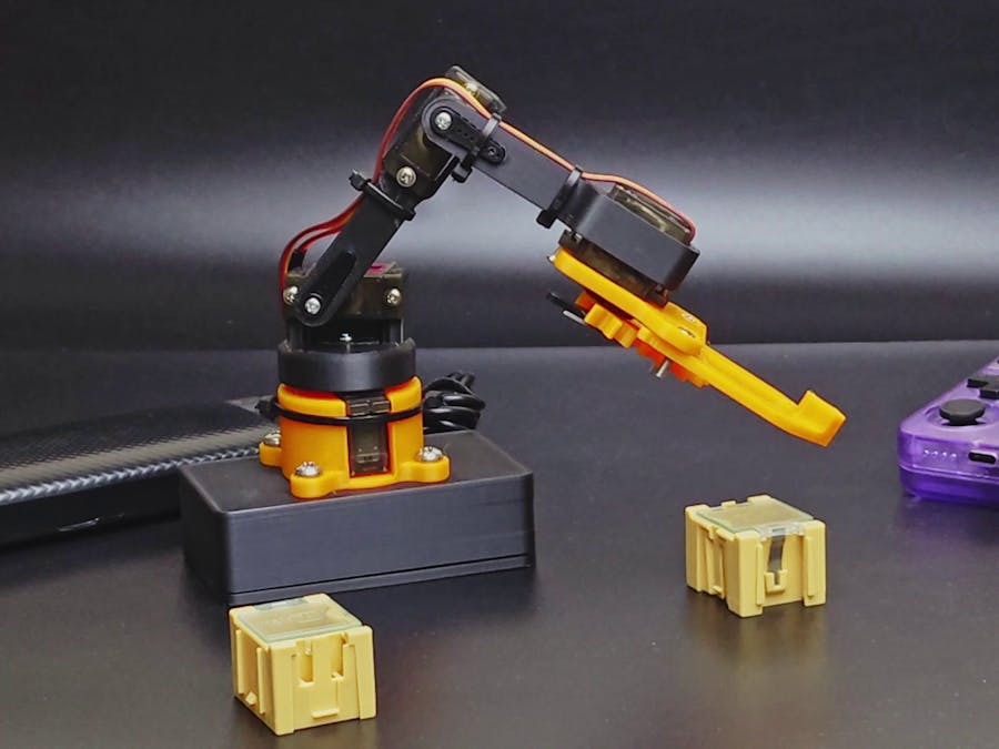 Mobile controlled Robotic Arm