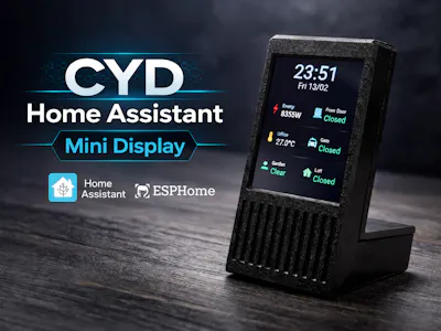 ESPHome CYD Home Assistant Display - Hackster.io