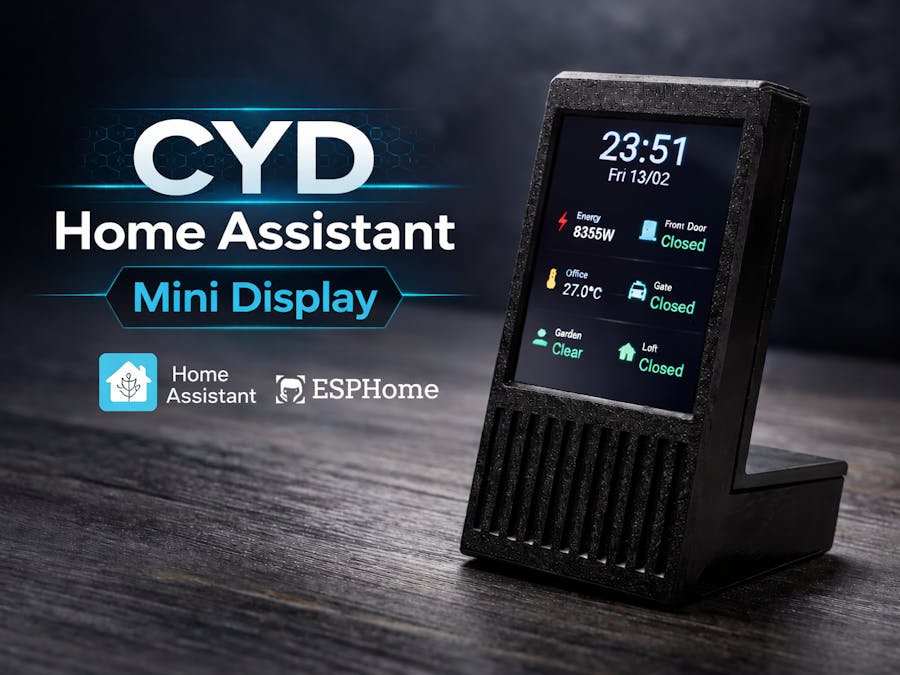 ESPHome CYD Home Assistant Display