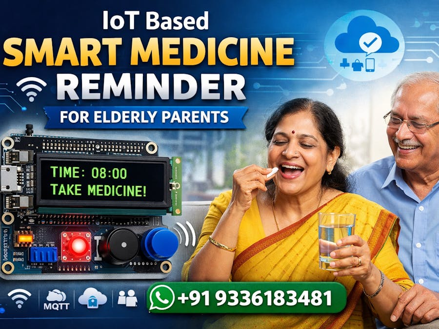 IoT Based Smart Medicine Reminder for Elderly Parents