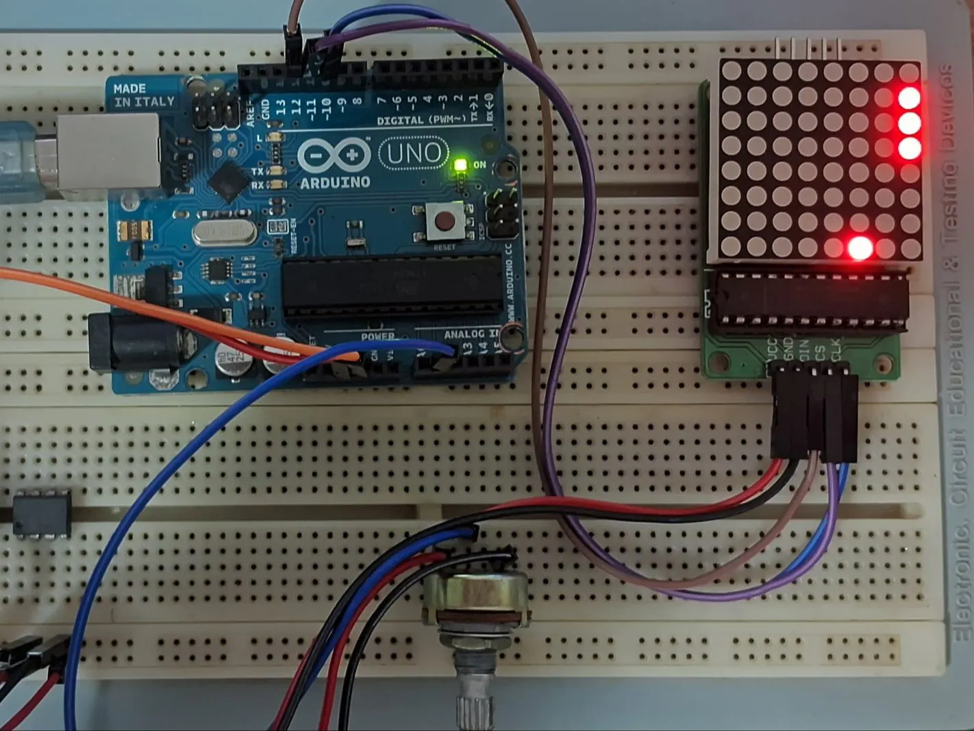 Arduino LED Matrix Pong – Arcade Game with MAX7219 - Hackster.io