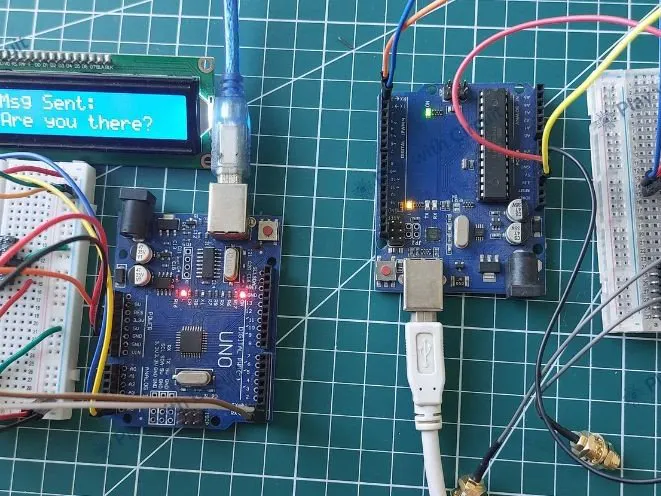 Interfacing Reyax RYLR999 LoRa Module with Arduino