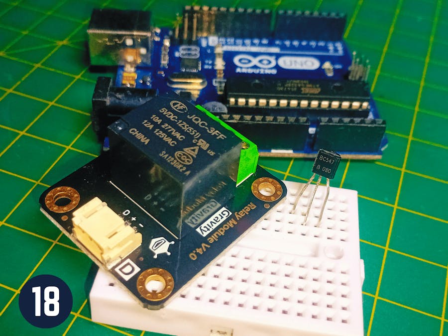 How to Use Relays and Transistors with Arduino - Lesson #18