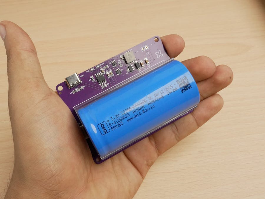 1S LiFePO4 BMS with 5V Boost