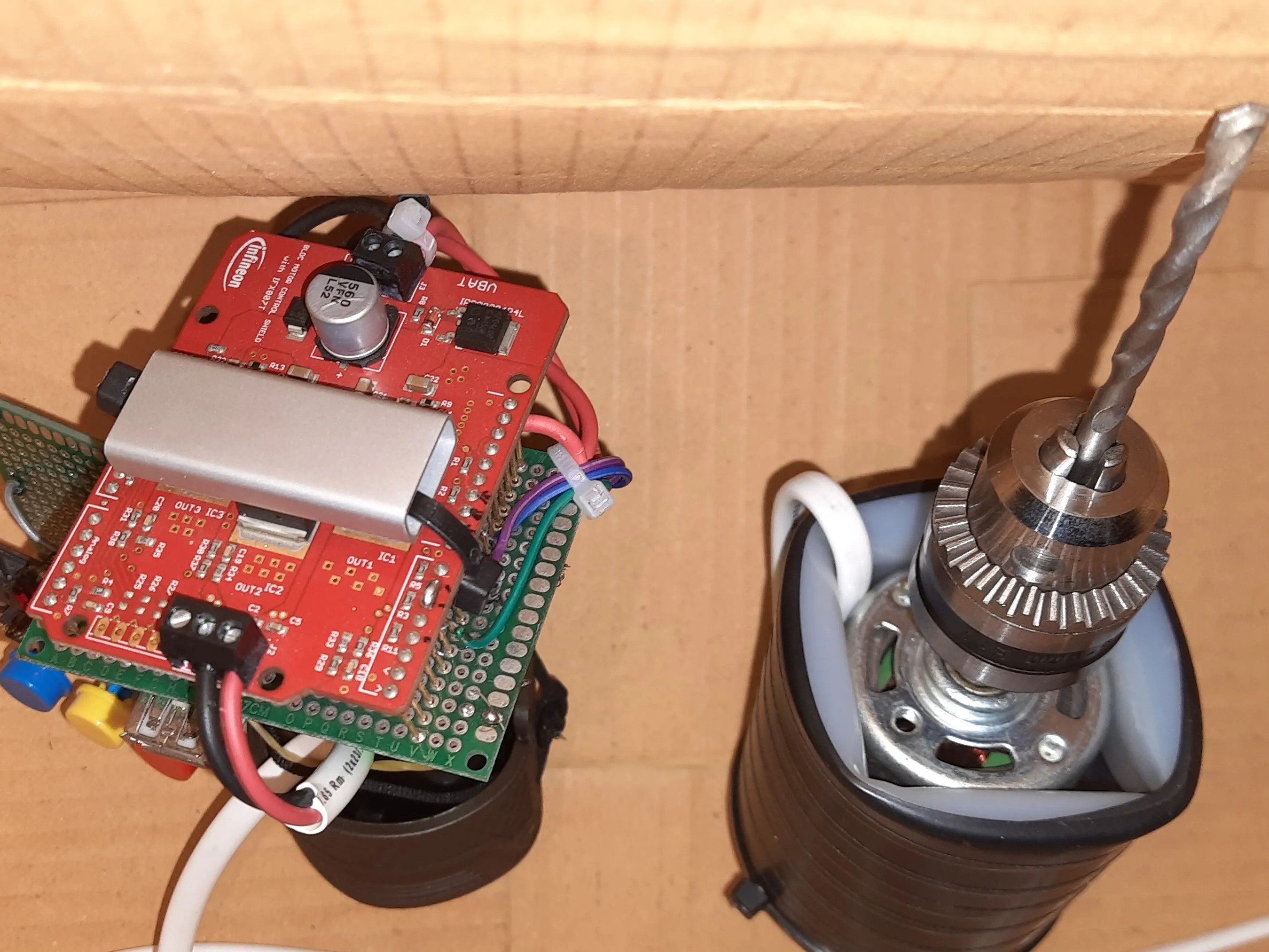 IFX007T Brushed DC Motor Speed and Direction Controller Demo - Hackster.io