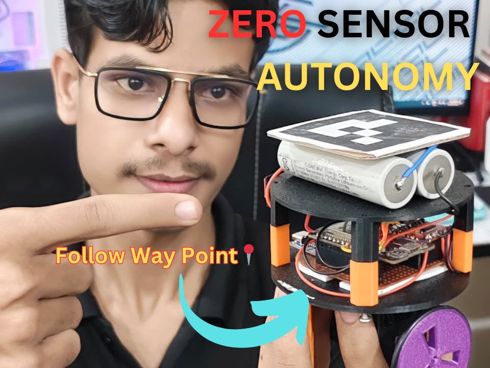 Autonomous Robot Uses External Vision Tracking