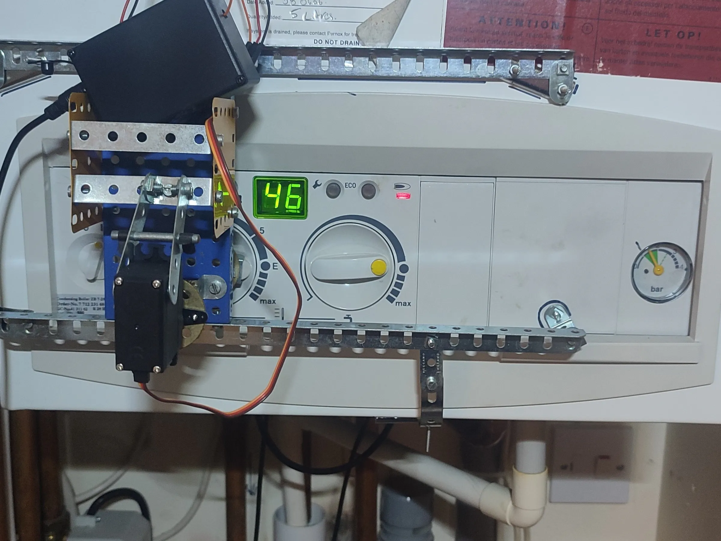Boiler flow temperature controller - Hackster.io