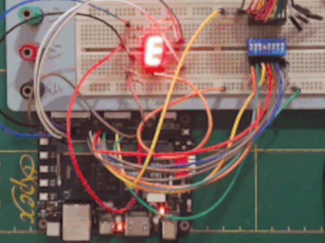 7-Segment Display Controller with DIP Switches on FPGA