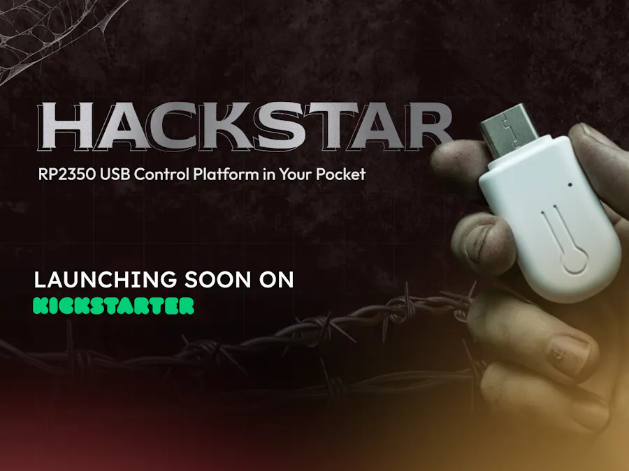 HackStar – USB Hacking & Automation Device on Kickstarter