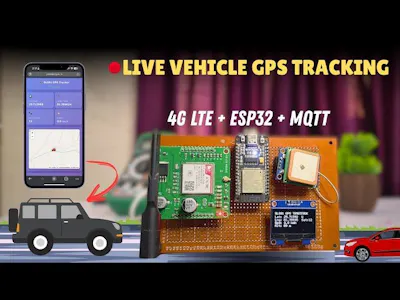 Vehicle Tracking System Using IoT | ESP32 4G LTE GPS & MQTT - Hackster.io