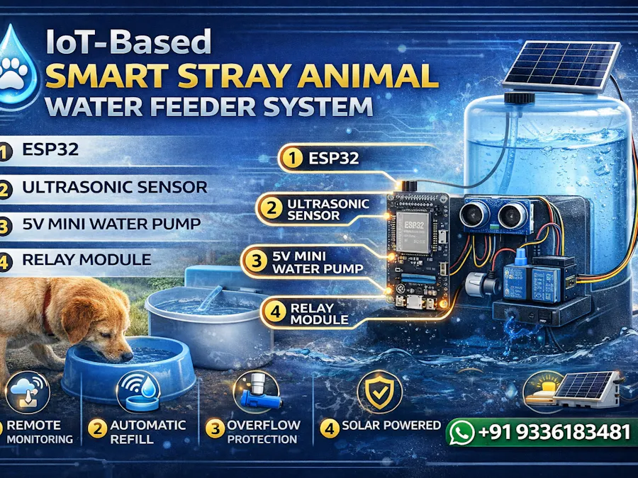 IoT-Based Smart Stray Animal Water Feeder System