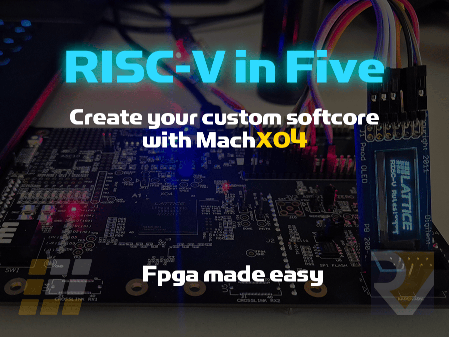 Lattice Implements Risc-V Softcore on MachXO4
