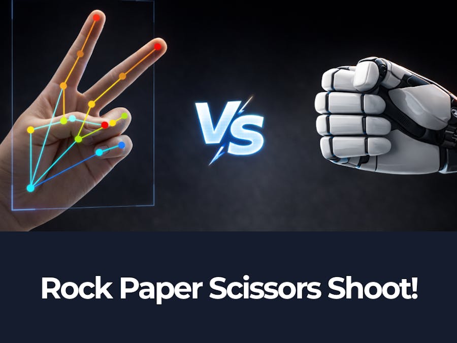 Rock Paper Scissors With Hand Tracking AI (No Code)
