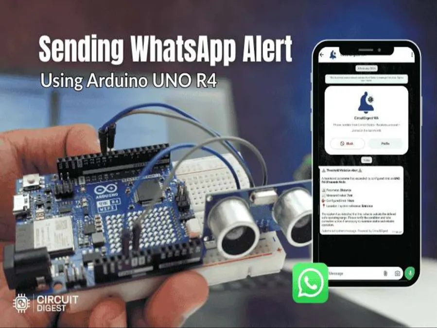 Send WhatsApp Messages with Arduino & CircuitDigest Cloud