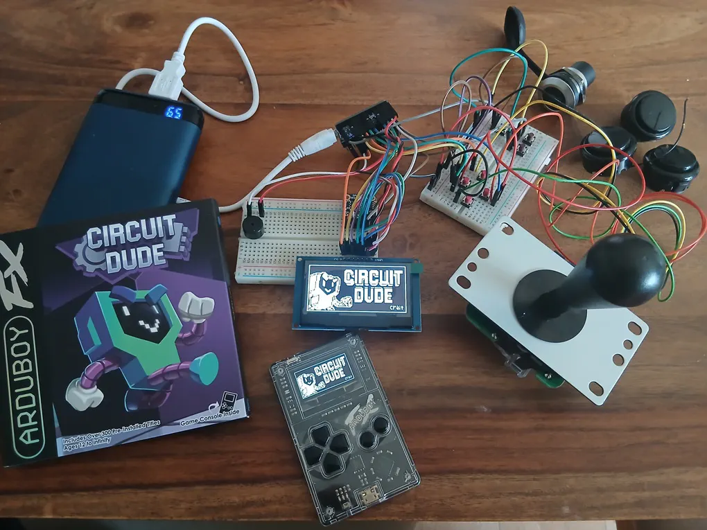 ArduStick: DIY clone of Arduboy FX as an Arcade bartop - Hackster.io