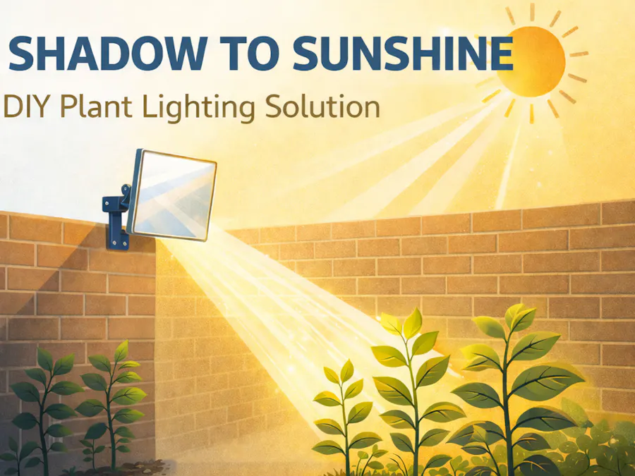 From Shadow to Sunshine A DIY Plant Lighting Solution