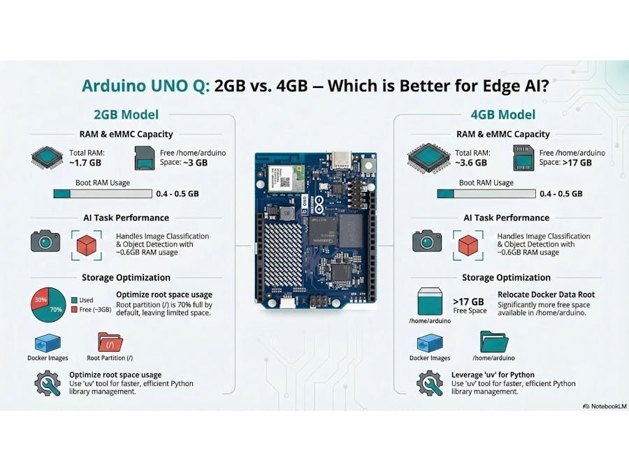 Arduino UNO Q 2GB vs. 4GB - any difference?