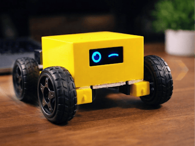 hackster.io - Desk buddy | Companion robot on wheels & Speech Recognition