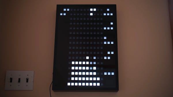 Play Tetris on an IKEA Wall Lamp
