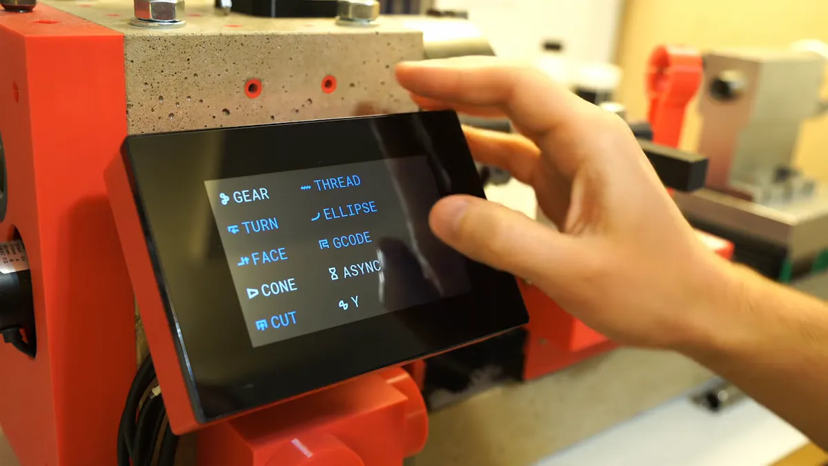This Touchscreen Upgrade Gives a Manual Lathe Quasi-CNC This Touchscreen Upgrade Gives a Manual Lathe Quasi-CNC