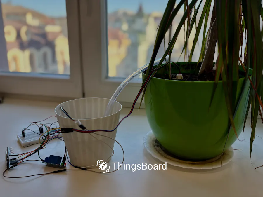 How To Connect ESP32-Based Irrigation System To ThingsBoard