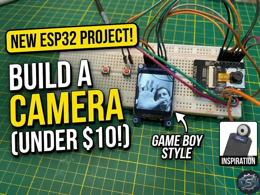 I Build Camera with Esp32-Cam from Scratch