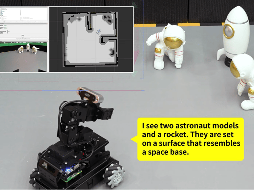 Embodied AI with LanderPi: Fusing LLMs, ROS 2, and 3D Vision