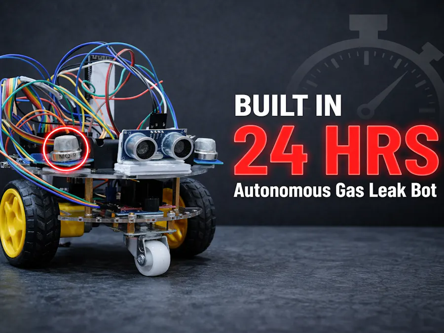 Gas Leakage Detection Bot