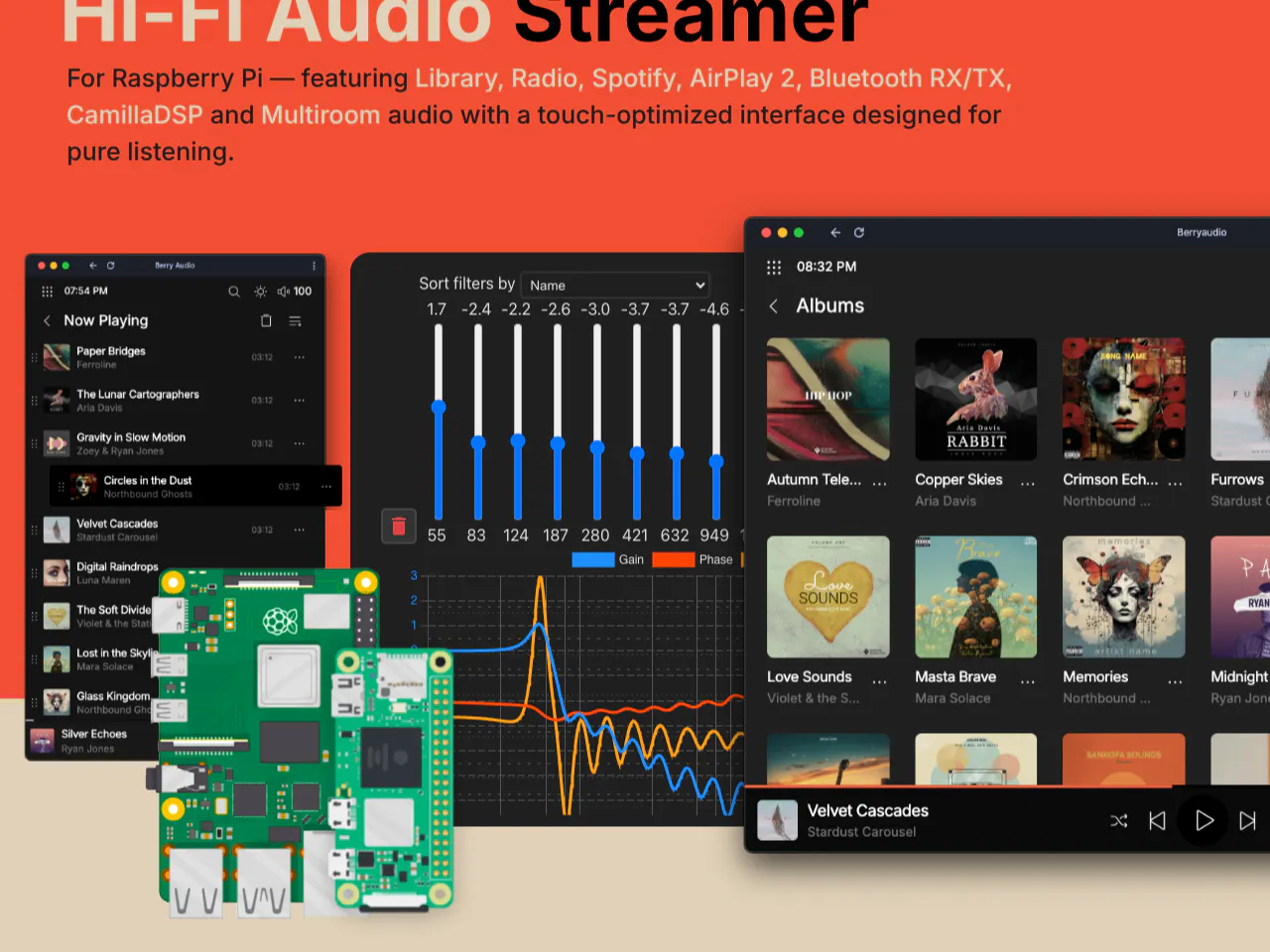 Berryaudio - An Open-Source Audio Streamer for Pi - Hackster.io