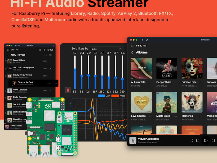 Berryaudio - An Open-Source Audio Streamer for Pi