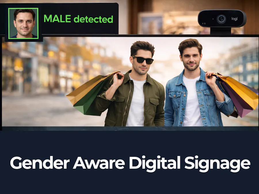 Gender-Aware Digital Signage in 30 Min