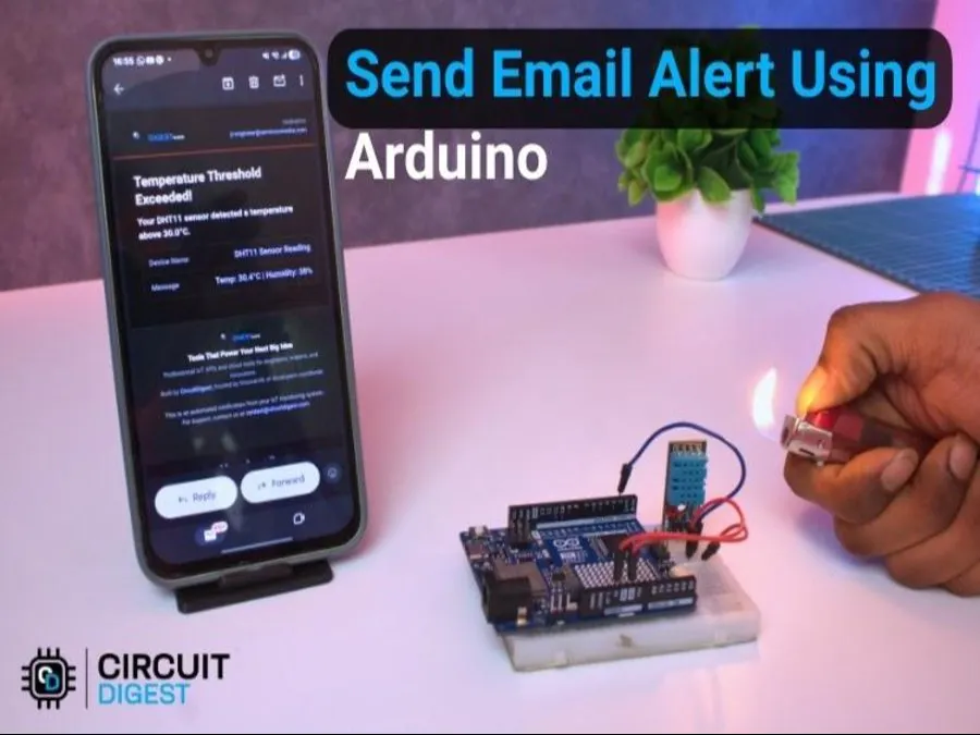 Arduino Email Alerts Using IoT Cloud