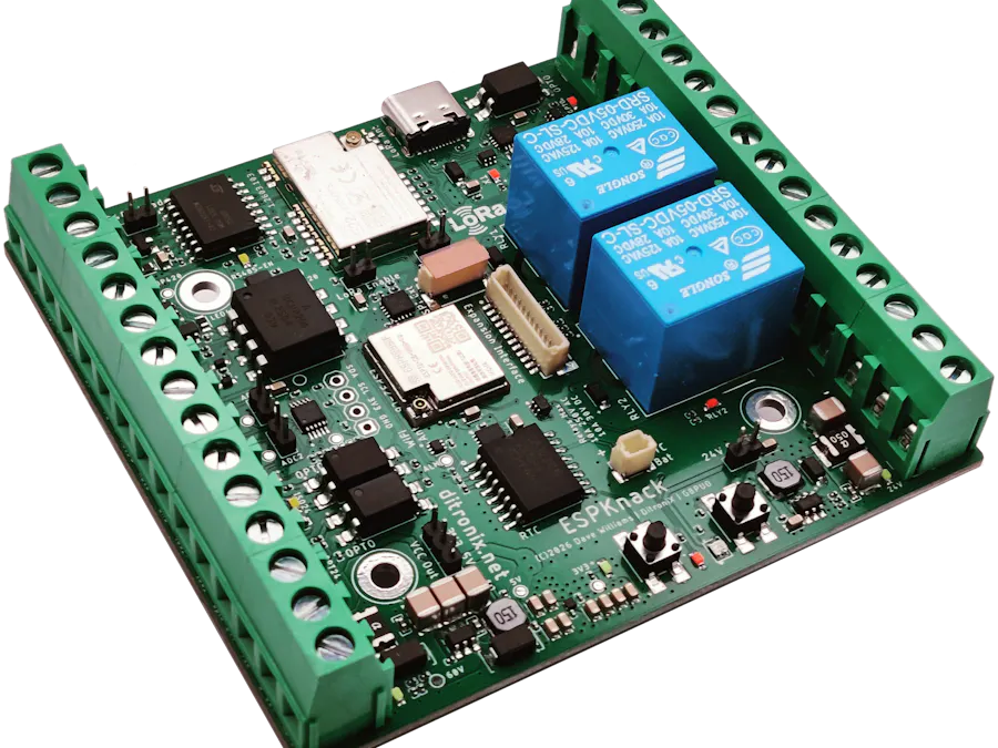 ESPKnack ESP32C6 LoRa Isolated I/Os RS485 5-60V 4-20mA Relay