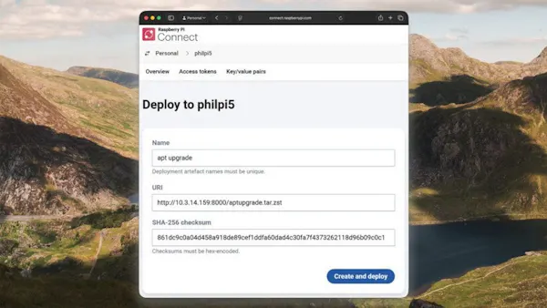 Raspberry Pi Connect Gets a New Feature: Over-The-Air Update Deployment