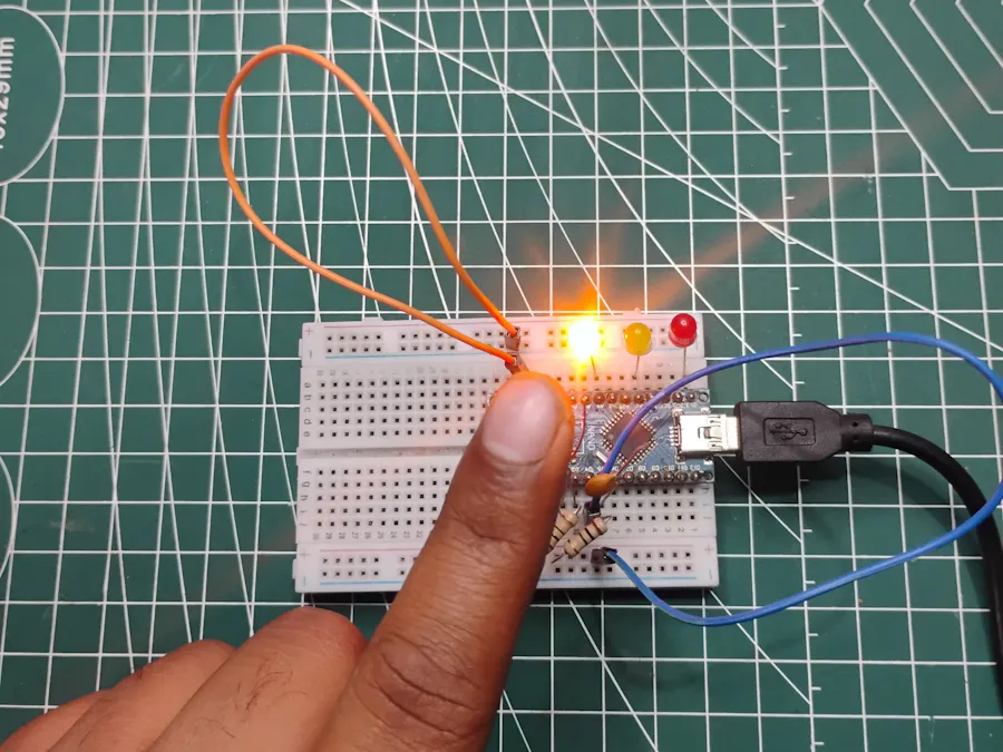 Capacitive Touch Control Panel using Arduino Nano