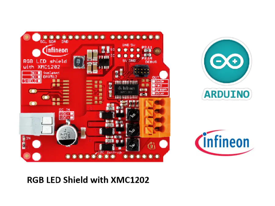 RGB LED Shield with XMC1202: Easy Arduino Color Control