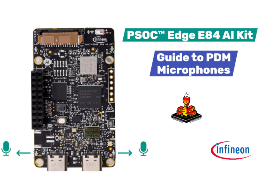 PSOC Edge Kit demonstrates MicroPython PDM microphone capture