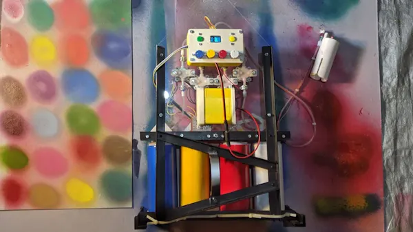 The Insane Engineering Behind a DIY Real-Time Spray Paint Mixer