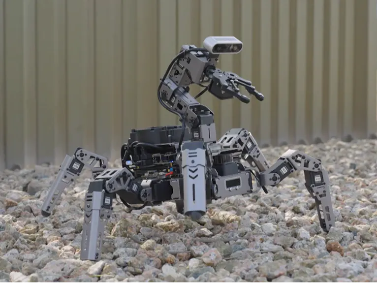 Bio-Mimetic Hexapod Navigation: Fusing TOF LiDAR with 18-DOF