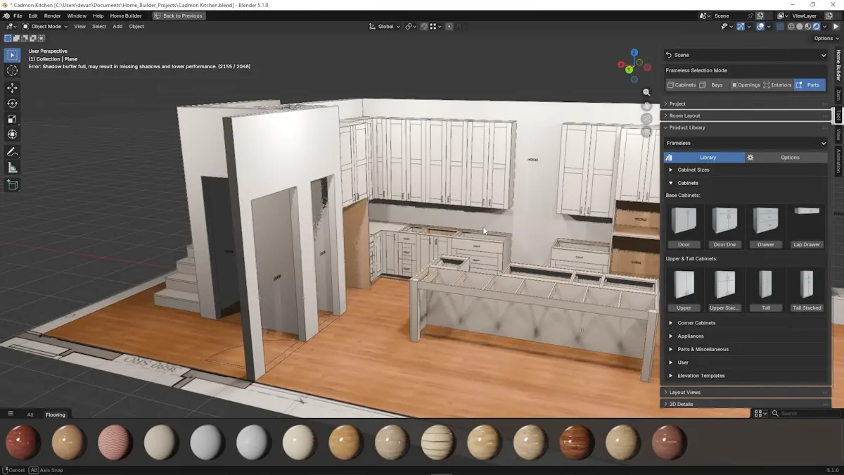 hackster.io - Home Builder 5.1 Is Open Source Software for DIY Cabinet Projects