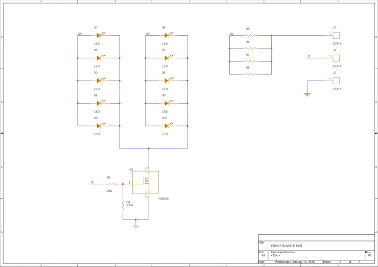 LED Board Schematic
